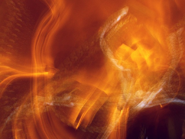 A digital photography Light-Painting created with camera painting techniques.