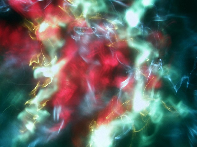 A digital photography Light-Painting created with camera painting techniques.