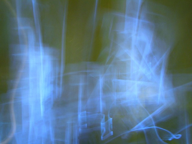 A digital photography Light-Painting created with camera painting techniques.