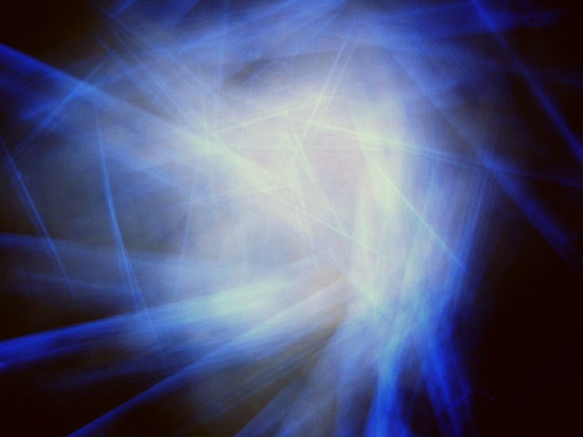 A digital photography Light-Painting created with camera painting techniques.