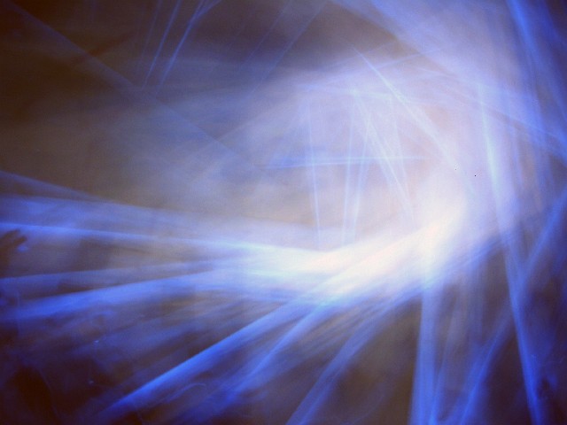 A digital photography Light-Painting created with camera painting techniques.
