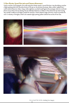 shot of page from Experimental Digital Photography book