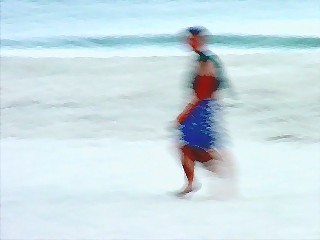 Doble Photo Like Futurist Sculpture