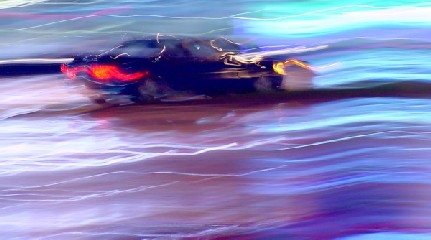 Automobile In Motion