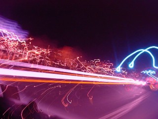 Car Headlights Approaching