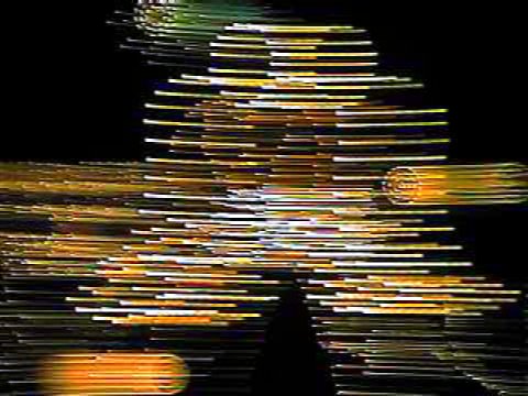 light painting, digital photography, Christmas lights with camera movement