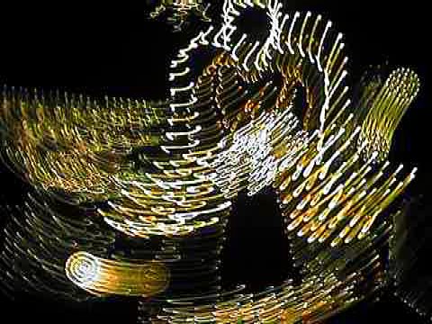 light painting, digital photography, Christmas lights with camera movement