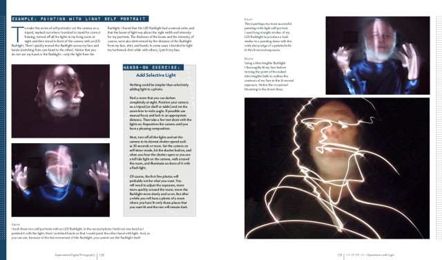 light painting examples from the book Experimental Digital Photography