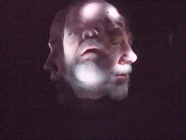 light painting, digital photography, self portrait with flashlight as light source
