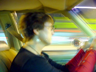 example of combined light painting effects