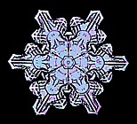 colored snowflake images